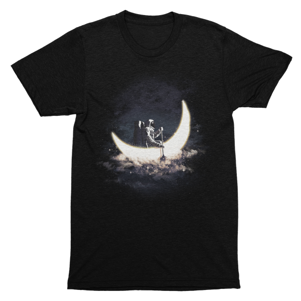 Paddling Through The Stars Cotton NASA T-shirt