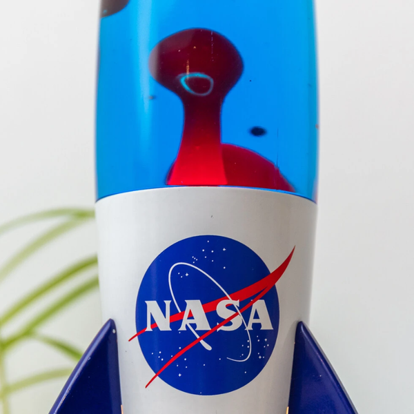 NASA Retro Rocket Lava Lamp Lamp - From Nasa Depot - The #1 Nasa Store In The Galaxy For NASA Hoodies | Nasa Shirts | Nasa Merch | And Science Gifts