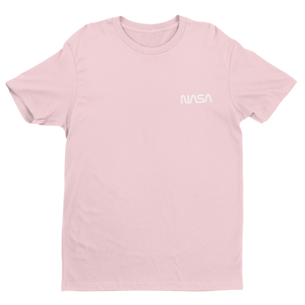 Throwback NASA Worm Cotton T-Shirt Youth XS / Pink - From Nasa Depot - The #1 Nasa Store In The Galaxy For NASA Hoodies | Nasa Shirts | Nasa Merch | And Science Gifts