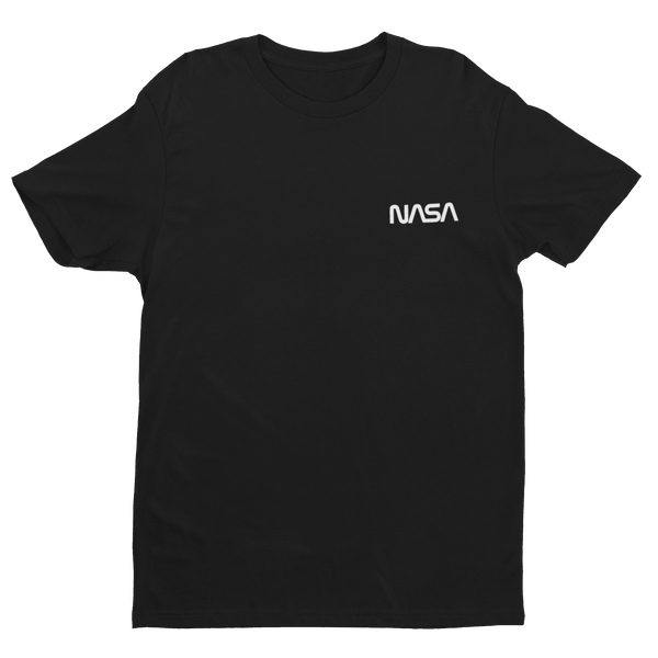Throwback NASA Worm Cotton T-Shirt Youth XS / Black - From Nasa Depot - The #1 Nasa Store In The Galaxy For NASA Hoodies | Nasa Shirts | Nasa Merch | And Science Gifts