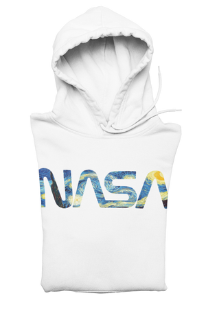 NASA Starry Hoodie Worm Edition (Unisex) Hoodie - From Nasa Depot - The #1 Nasa Store In The Galaxy For NASA Hoodies | Nasa Shirts | Nasa Merch | And Science Gifts