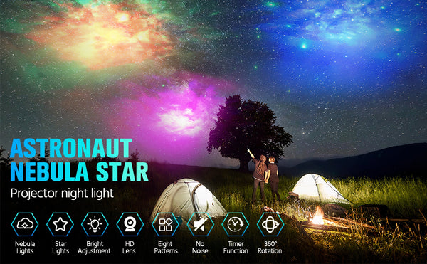 Galaxy Projector Night Light, Star Projector with Timer, Remote Control, Astronaut Nebula Projector Projector - From Nasa Depot - The #1 Nasa Store In The Galaxy For NASA Hoodies | Nasa Shirts | Nasa Merch | And Science Gifts
