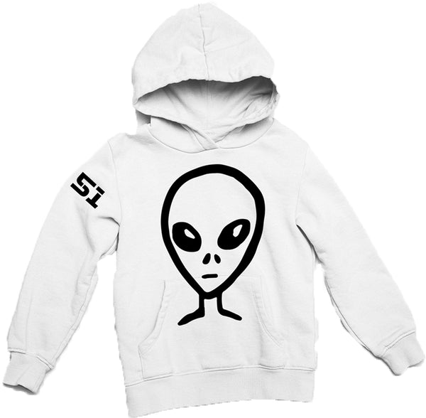 Alienwear Abducted Ghost - Cotton Blend Hoodie Hoodie - From Nasa Depot - The #1 Nasa Store In The Galaxy For NASA Hoodies | Nasa Shirts | Nasa Merch | And Science Gifts