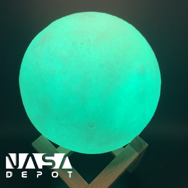 Nasa Depot 7-Color Changing LED Moon Lamp Lamp - From Nasa Depot - The #1 Nasa Store In The Galaxy For NASA Hoodies | Nasa Shirts | Nasa Merch | And Science Gifts