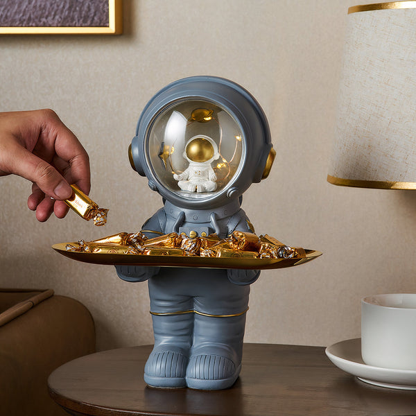 Creative Astronaut Sculpture Storage Tray Resin Key Holder Figurines & Miniatures B - From Nasa Depot - The #1 Nasa Store In The Galaxy For NASA Hoodies | Nasa Shirts | Nasa Merch | And Science Gifts
