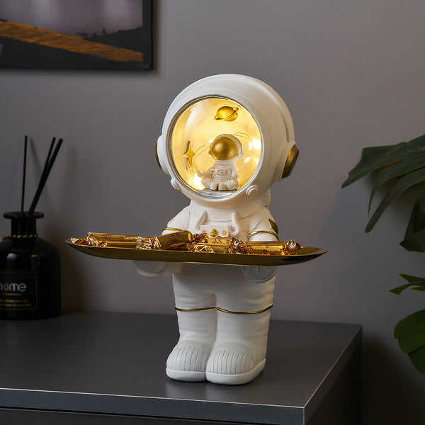 Creative Astronaut Sculpture Storage Tray Resin Key Holder Figurines & Miniatures A - From Nasa Depot - The #1 Nasa Store In The Galaxy For NASA Hoodies | Nasa Shirts | Nasa Merch | And Science Gifts