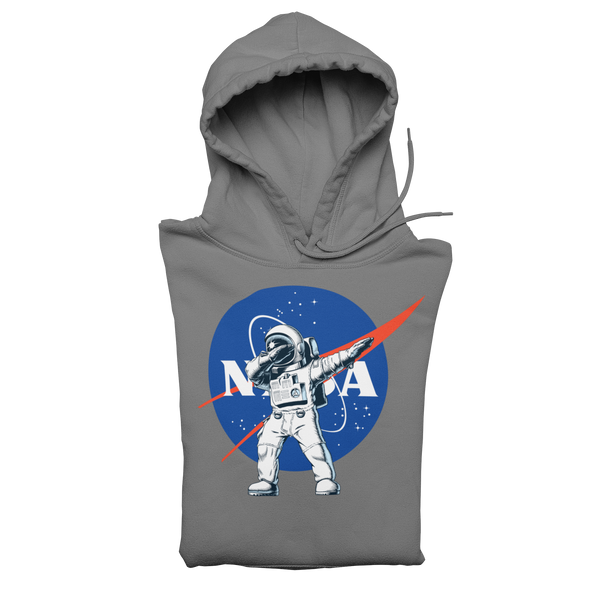 Nasa Astronaut Dab Hoodie Hoodie Youth XS / Grey - From Nasa Depot - The #1 Nasa Store In The Galaxy For NASA Hoodies | Nasa Shirts | Nasa Merch | And Science Gifts
