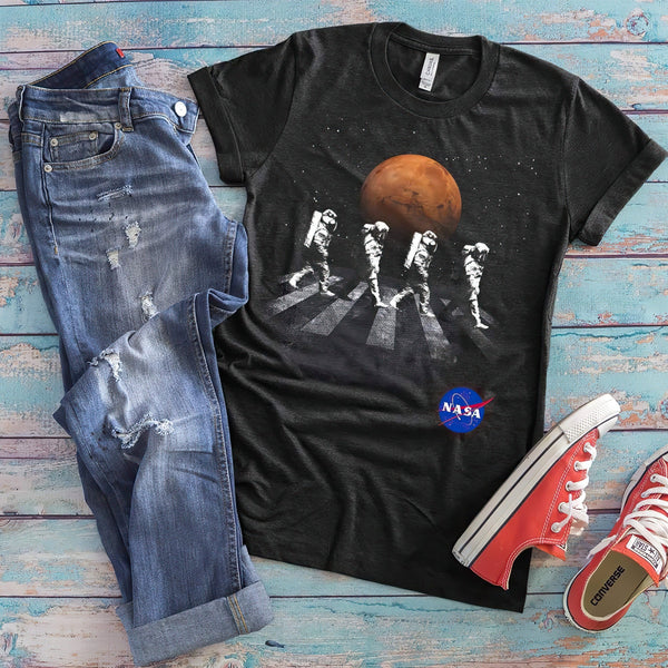 NASA Beatles Astronaut Alley T-Shirt T-Shirt - From Nasa Depot - The #1 Nasa Store In The Galaxy For NASA Hoodies | Nasa Shirts | Nasa Merch | And Science Gifts