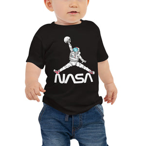 Baby Space Jordan Short Sleeve Tee Black / 6-12m - From Nasa Depot - The #1 Nasa Store In The Galaxy For NASA Hoodies | Nasa Shirts | Nasa Merch | And Science Gifts