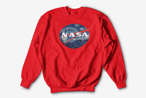 Starry Night Nasa Sweatshirt Sweatshirt - From Nasa Depot - The #1 Nasa Store In The Galaxy For NASA Hoodies | Nasa Shirts | Nasa Merch | And Science Gifts