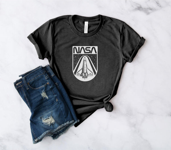 Nasa Mission Space Shirt T-Shirt XS / Black - From Nasa Depot - The #1 Nasa Store In The Galaxy For NASA Hoodies | Nasa Shirts | Nasa Merch | And Science Gifts