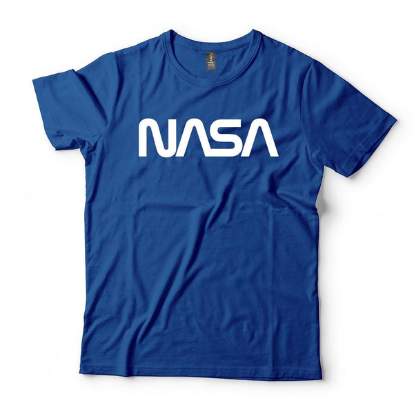 NASA Worm Vintage T-Shirt T-Shirt S / Blue - From Nasa Depot - The #1 Nasa Store In The Galaxy For NASA Hoodies | Nasa Shirts | Nasa Merch | And Science Gifts