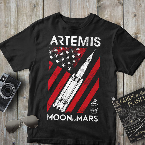 Artemis Moon to Mars Shirt | NASA Artemis One Mission Launch Shirt | Unisex Softstyle T-Shirt - From Nasa Depot - The #1 Nasa Store In The Galaxy For NASA Hoodies | Nasa Shirts | Nasa Merch | And Science Gifts