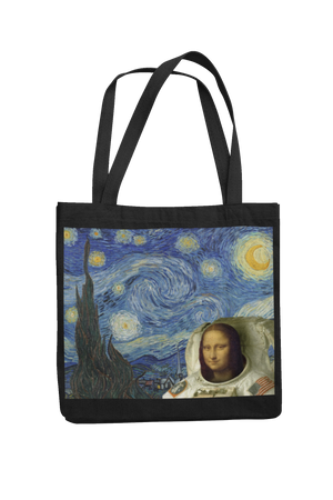 Starry Lisa tote Bag Tote Bag - From Nasa Depot - The #1 Nasa Store In The Galaxy For NASA Hoodies | Nasa Shirts | Nasa Merch | And Science Gifts