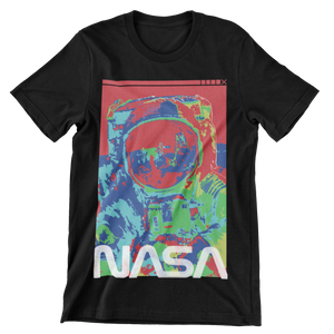 NASA Exclusive Astronaut Heat Map Men's T-Shirt SMALL / Black - From Nasa Depot - The #1 Nasa Store In The Galaxy For NASA Hoodies | Nasa Shirts | Nasa Merch | And Science Gifts