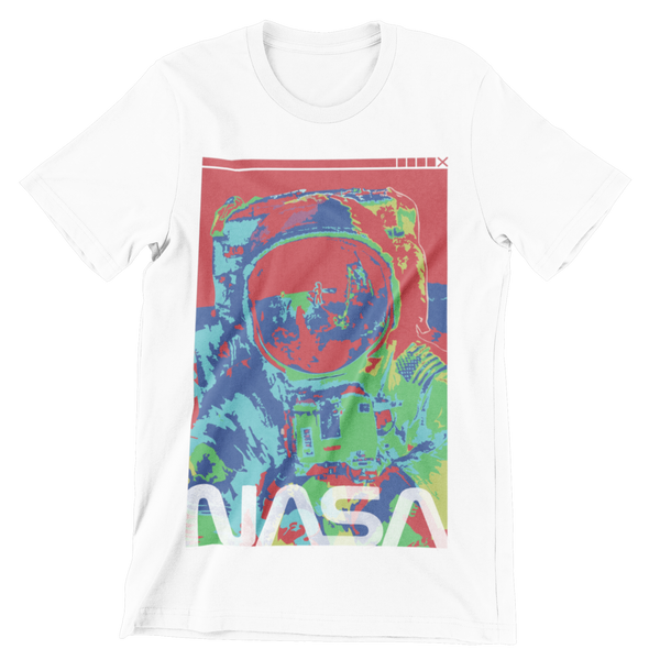 NASA Exclusive Astronaut Heat Map Men's T-Shirt SMALL / White - From Nasa Depot - The #1 Nasa Store In The Galaxy For NASA Hoodies | Nasa Shirts | Nasa Merch | And Science Gifts