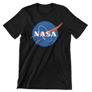 Original Vintage Style Nasa Shirt T-Shirt Adult S / Black - From Nasa Depot - The #1 Nasa Store In The Galaxy For NASA Hoodies | Nasa Shirts | Nasa Merch | And Science Gifts