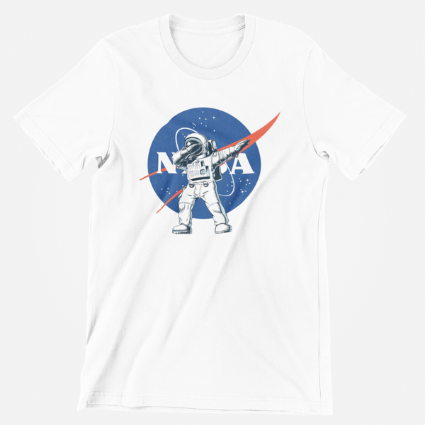 Youth Nasa Dab T-Shirt T-Shirt Youth XS / White - From Nasa Depot - The #1 Nasa Store In The Galaxy For NASA Hoodies | Nasa Shirts | Nasa Merch | And Science Gifts