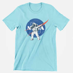 Youth Nasa Dab T-Shirt T-Shirt Youth XS / Sky Blue - From Nasa Depot - The #1 Nasa Store In The Galaxy For NASA Hoodies | Nasa Shirts | Nasa Merch | And Science Gifts