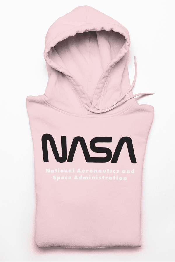 NASA Cotton Blend Hoodie Hoodie S / PINK - From Nasa Depot - The #1 Nasa Store In The Galaxy For NASA Hoodies | Nasa Shirts | Nasa Merch | And Science Gifts