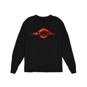 NASA Black Hole Long Sleeve Cotton T-Shirt Shirts & Tops - From Nasa Depot - The #1 Nasa Store In The Galaxy For NASA Hoodies | Nasa Shirts | Nasa Merch | And Science Gifts