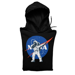 Nasa Astronaut Dab Hoodie Hoodie Youth XS / Black - From Nasa Depot - The #1 Nasa Store In The Galaxy For NASA Hoodies | Nasa Shirts | Nasa Merch | And Science Gifts