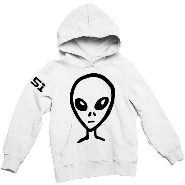 Alienwear Abducted Ghost - Cotton Blend Hoodie Hoodie S - From Nasa Depot - The #1 Nasa Store In The Galaxy For NASA Hoodies | Nasa Shirts | Nasa Merch | And Science Gifts