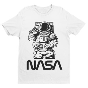Youth Nasa Astronaut Shirt T-Shirt Youth XS / White - From Nasa Depot - The #1 Nasa Store In The Galaxy For NASA Hoodies | Nasa Shirts | Nasa Merch | And Science Gifts