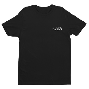Throwback NASA Worm Cotton T-Shirt Youth XS / Black - From Nasa Depot - The #1 Nasa Store In The Galaxy For NASA Hoodies | Nasa Shirts | Nasa Merch | And Science Gifts