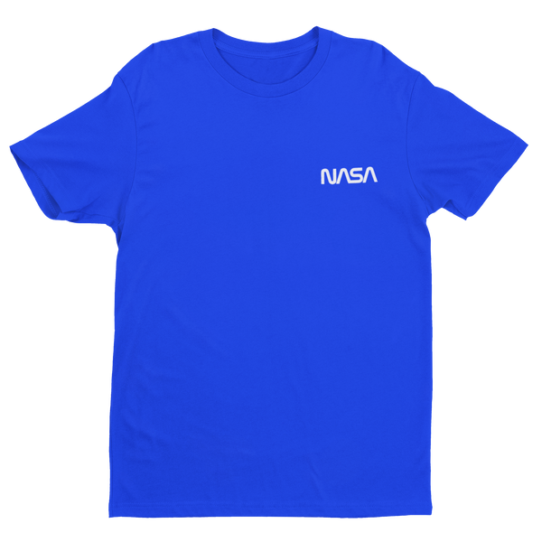 Throwback NASA Worm Cotton T-Shirt Youth XS / Blue - From Nasa Depot - The #1 Nasa Store In The Galaxy For NASA Hoodies | Nasa Shirts | Nasa Merch | And Science Gifts