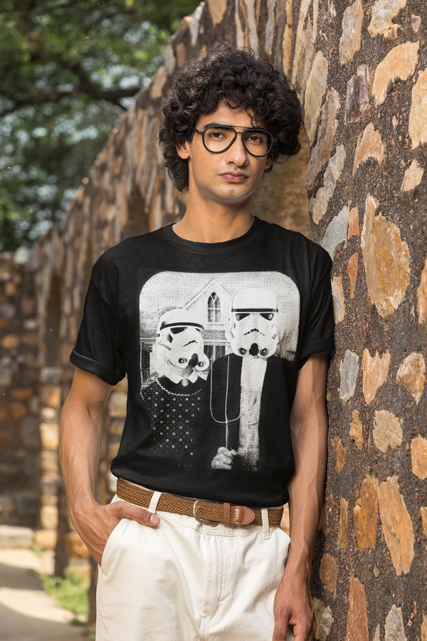 American Gothic Trooper Shirt T-Shirt - From Nasa Depot - The #1 Nasa Store In The Galaxy For NASA Hoodies | Nasa Shirts | Nasa Merch | And Science Gifts