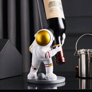 Astronaut Resin Glass Wine Rack Figurines & Miniatures B - From Nasa Depot - The #1 Nasa Store In The Galaxy For NASA Hoodies | Nasa Shirts | Nasa Merch | And Science Gifts