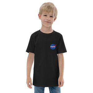 Youth Simple Premium NASA T-Shirt Black / XS - From Nasa Depot - The #1 Nasa Store In The Galaxy For NASA Hoodies | Nasa Shirts | Nasa Merch | And Science Gifts